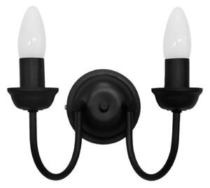 Απλίκα Τοίχου Heronia S-11 Black 01-0368