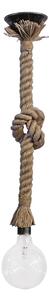 Φωτιστικό Οροφής Μονόφωτο Heronia Rope 31-0577