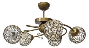 Φωτιστικό Οροφής Πολύφωτο Heronia Chris Bronze 01-0361