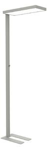 Maul Λάμπα γραφείου LED MAULjura, ασημί, αλουμίνιο, 196,5 cm, ρυθμιζόμενος, Μεταλλικό, Μελέτη / Γραφείο, Αλουμίνιο, σύγχρονο