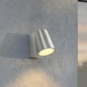 Lindby LED εξωτερικός φωτισμός τοίχου Illuvia, αλουμίνιο, IP54, Μεταλλικό, Αλουμίνιο, σύγχρονο