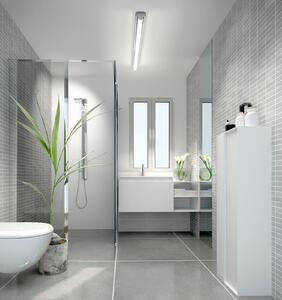 Helestra Φωτιστικό LED LOOM 2, μήκος 120 cm, IP44, CCT, Μεταλλικό, Μπάνιο, Πλαστικό