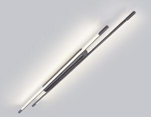 Helestra LED φωτιστικό οροφής LEDA, τιτανίου γκρι, 150 cm, ρυθμιζόμενο, ρυθμιζόμενος, Γκρι, Μελέτη / Γραφείο, Αλουμίνιο