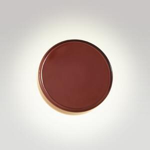 MARSET LED απλίκα Caramel, καφέ, Ø 22 cm, TRIAC, γυαλί, ρυθμιζόμενος, Καφέ / Σκουριάς, Σαλόνι / τραπεζαρία, Γυαλί, σχεδιασμός