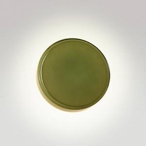 MARSET LED απλίκα Caramel, πράσινο, Ø 22 cm, TRIAC, γυαλί, ρυθμιζόμενος, Πράσινο, Σαλόνι / τραπεζαρία, Γυαλί, σχεδιασμός