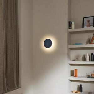 MARSET LED απλίκα Caramel, μπλε, Ø 38 cm, TRIAC, γυαλί, ρυθμιζόμενος, Μπλε, Σαλόνι / τραπεζαρία, Γυαλί, σχεδιασμός