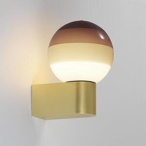 MARSET LED απλίκα Dipping Light A1, καφέ/ορείχαλκος, ρυθμιζόμενος, Χρυσό / Ορείχαλκου, Σαλόνι / τραπεζαρία, Μέταλλο, σχεδιασμός, Σφαίρα