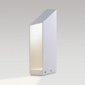 MARSET Λάμπα βάσης LED Domus, ύψος 37 cm, λευκό, αλουμίνιο, ρυθμιζόμενος, Λευκό, Αλουμίνιο, σχεδιασμός