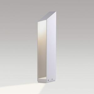 MARSET LED-Sockellampe Domus, ύψος 55 cm, λευκό, αλουμίνιο, ρυθμιζόμενος, Λευκό, Αλουμίνιο, σχεδιασμός
