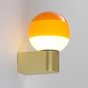 MARSET LED απλίκα Dipping Light A1, πορτοκαλί/χρυσό, ρυθμιζόμενος, Χρυσό / Ορείχαλκου, Σαλόνι / τραπεζαρία, Μέταλλο, σχεδιασμός, Σφαίρα