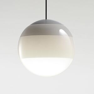 MARSET LED κρεμαστό φωτιστικό Dipping Light Ø 20 cm λευκό, ρυθμιζόμενος, Λευκό, Σαλόνι / τραπεζαρία, Γυαλί, σχεδιασμός, Σφαίρα