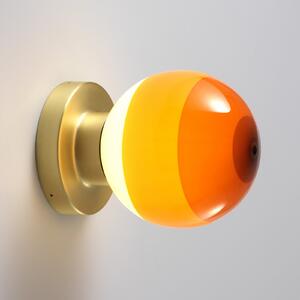 MARSET LED απλίκα Dipping Light A2, πορτοκαλί/χρυσό, ρυθμιζόμενος, Πορτοκαλί, Σαλόνι / τραπεζαρία, Μέταλλο, σχεδιασμός, Σφαίρα