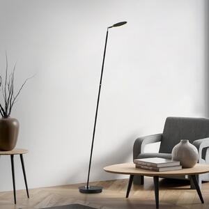 Paul Neuhaus LED-Stehleuchte Akku-Bente, μαύρο, CCT, USB-C, ρυθμιζόμενος, Μαύρο, Μελέτη / Γραφείο, Μέταλλο, σύγχρονο