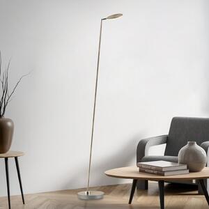 Paul Neuhaus LED-Stehleuchte Akku-Bente, ορείχαλκος, CCT, USB-C, ρυθμιζόμενος, Χρυσό / Ορείχαλκου, Μελέτη / Γραφείο, Μέταλλο, σύγχρονο