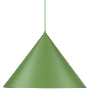 TK Lighting Κρεμαστό φωτιστικό Cono, 1 λάμπα, Ø 50 cm, πράσινο, E27, ρυθμιζόμενος, Πράσινο, Σαλόνι / τραπεζαρία, Μέταλλο, σύγχρονο