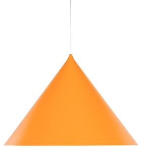 TK Lighting Κρεμαστό φωτιστικό Cono, 1 λάμπα, Ø 50 cm, πορτοκαλί, E27, ρυθμιζόμενος, Πορτοκαλί, Σαλόνι / τραπεζαρία, Μέταλλο, σύγχρονο