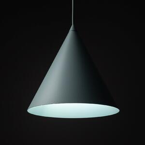 TK Lighting Κρεμαστό φωτιστικό Cono, 1 λάμπα, Ø 25 cm, μίντ, E27, ρυθμιζόμενος, Πράσινο, Σαλόνι / τραπεζαρία, Μέταλλο, σύγχρονο