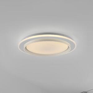JUST LIGHT. GmbH Φωτιστικό οροφής LED Lago Ø 49,3 cm CCT Τηλεχειριστήριο, ρυθμιζόμενος, Λευκό, Σαλόνι / τραπεζαρία, Μέταλλο, σύγχρονο