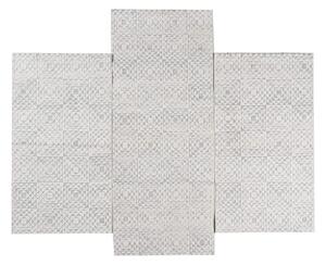 Χαλιά Κρεβατοκάμαρας (Σετ 3τμχ) Polcarpet Vera 265 Ivory/Grey