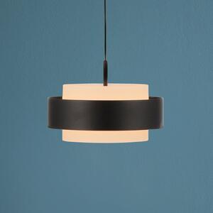 Schöner Wohnen LED κρεμαστή λάμπα Elmo, μαύρη, 1-φωτιστικό, 3000 K, ρυθμιζόμενος, Μαύρο, Σαλόνι / τραπεζαρία, Μέταλλο, σύγχρονο