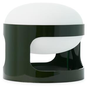 Kartell Επιτραπέζια λάμπα KD28, πράσινο δάσος, Ø 25 cm, E14-LED, Πράσινο, Σαλόνι / τραπεζαρία, Πλαστικό, σχεδιασμός