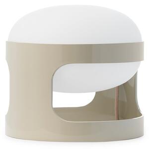 Kartell Τραπεζοσκόπιο KD28, γκρι, Ø 25 cm, E14-LED, Γκρι, Σαλόνι / τραπεζαρία, Πλαστικό, σχεδιασμός