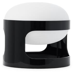 Kartell Τραπεζοκαλύμματα KD28, μαύρο, Ø 25 cm, E14-LED, Μαύρο, Σαλόνι / τραπεζαρία, Πλαστικό, σχεδιασμός
