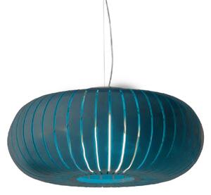 Kartell Κρεμαστό φωτιστικό Teresa, πετρόλ, Ø 50 cm, E27-LED, Μπλε, Σαλόνι / τραπεζαρία, Πλαστικό, σχεδιασμός