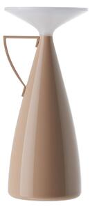 Kartell LED φορητή επιτραπέζια λάμπα Camomille, μπεζ, ύψος 24 cm, ρυθμιζόμενος, Μπεζ, Σαλόνι / τραπεζαρία, Πλαστικό, σχεδιασμός