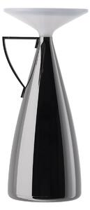 Kartell LED φορητή επιτραπέζια λάμπα Camomille, σκούρο γκρι, ρυθμιζόμενη ένταση, ρυθμιζόμενος, Γκρι, Σαλόνι / τραπεζαρία, Πλαστικό, σχεδιασμός