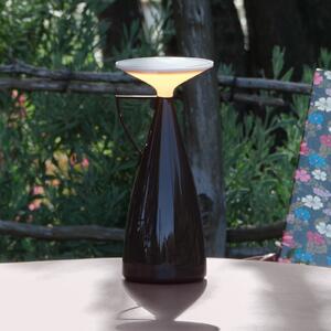 Kartell LED φορητή επιτραπέζια λάμπα Camomille, σκούρο κόκκινο, ρυθμιζόμενη, ρυθμιζόμενος, Κόκκινο, Σαλόνι / τραπεζαρία, Πλαστικό, σχεδιασμός