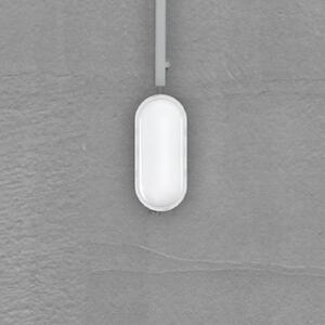 MEGATRON LED εξωτερικός φωτισμός τοίχου Zella Neo XL αισθητήρας, λευκό, IP54, ρυθμιζόμενος, Λευκό, Διάδρομος, Πλαστικό