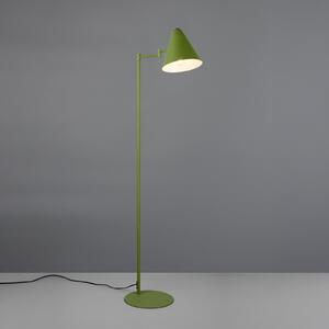Trio Lighting Φωτιστικό δαπέδου Cosima, πράσινο, ύψος 126 cm, μέταλλο, Πράσινο, Σαλόνι / τραπεζαρία, Μέταλλο, σύγχρονο