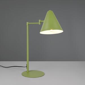Trio Lighting Επιτραπέζιο φωτιστικό Cosima, πράσινο, ύψος 50 cm, μέταλλο, Πράσινο, Σαλόνι / τραπεζαρία, Μέταλλο, σύγχρονο