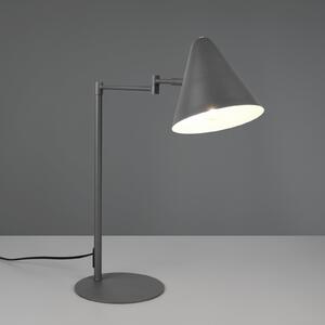 Trio Lighting Επιτραπέζιο φωτιστικό Cosima, ανθρακί, ύψος 50 cm, μέταλλο, Μαύρο, Σαλόνι / τραπεζαρία, Μέταλλο, σύγχρονο