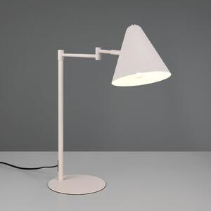 Trio Lighting Επιτραπέζιο φωτιστικό Cosima, ανοιχτό γκρι, ύψος 50 cm, μέταλλο, Γκρι, Σαλόνι / τραπεζαρία, Μέταλλο, σύγχρονο