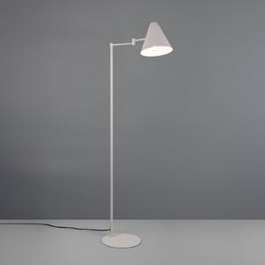 Trio Lighting Φωτιστικό δαπέδου Cosima, ανοιχτό γκρι, ύψος 126 cm, μέταλλο, Γκρι, Σαλόνι / τραπεζαρία, Μέταλλο, σύγχρονο