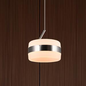 Trio Lighting Κρεμαστό φωτιστικό LED Dios, χρώμα νικελίου, Ø 15cm, μέταλλο, CCT, ρυθμιζόμενος, Μεταλλικό, Σαλόνι / τραπεζαρία, Μέταλλο, σύγχρονο
