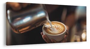 Πίνακας σε καμβά δεξιοτεχνία στο latte art