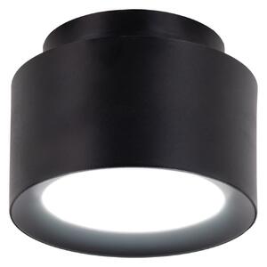 Näve LED σποτ οροφής Trimes, Ø 14 cm, μαύρο, CCT, step-dim, ρυθμιζόμενος, Μαύρο, Σαλόνι / τραπεζαρία, Πλαστικό