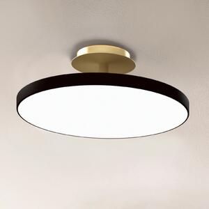 UMAGE LED οροφής Asteria UP PLUS, μαύρο, Ø 60 cm, CCT, ρυθμιζόμενος, Μαύρο, Σαλόνι / τραπεζαρία, Μέταλλο, σχεδιασμός
