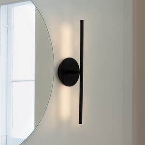 UMAGE LED απλίκα Omni, μαύρο, πλάτος 54 cm, 2 φτερά., ρυθμιζόμενος, Μαύρο, Σαλόνι / τραπεζαρία, Αλουμίνιο, σχεδιασμός