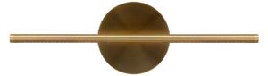 UMAGE LED-Wandlampe Omni, χρώμα ορείχαλκου, πλάτος 54 cm 2-flg., ρυθμιζόμενος, Χρυσό / Ορείχαλκου, Σαλόνι / τραπεζαρία, Αλουμίνιο, σχεδιασμός