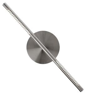 UMAGE LED-Wandleuchte Omni, χρώμα χάλυβα, πλάτος 54 cm 2-flg., ρυθμιζόμενος, Μεταλλικό, Σαλόνι / τραπεζαρία, Αλουμίνιο, σχεδιασμός