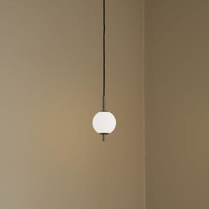 UMAGE LED κρεμαστό φωτιστικό Audrey, χρώμα χάλυβα, 1 φως, Ø 12 cm, ρυθμιζόμενος, Μεταλλικό, Σαλόνι / τραπεζαρία, Μέταλλο, σχεδιασμός, Σφαίρα