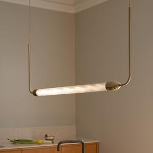 UMAGE Κρεμαστό φωτιστικό LEMON SQUEEZE LINEAR, ορείχαλκος 138 cm GU10, ρυθμιζόμενος, Χρυσό / Ορείχαλκου, Σαλόνι / τραπεζαρία, Μέταλλο, σχεδιασμός