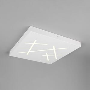 Trio Lighting LED οροφής Snip, λευκό ματ, μήκος 50 cm, μέταλλο, CCT, ρυθμιζόμενος, Λευκό, Σαλόνι / τραπεζαρία, Μέταλλο, σύγχρονο