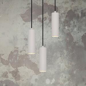 Trio Lighting Κρεμαστό φωτιστικό Soka, ανοιχτό γκρι, Ø 28 cm, μέταλλο, 3 φώτα., ρυθμιζόμενος, Γκρι, Σαλόνι / τραπεζαρία, Μέταλλο, σύγχρονο