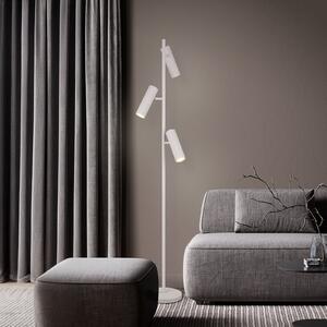 Trio Lighting Φωτιστικό δαπέδου Soka, ανοιχτό γκρι, ύψος 150 cm, μέταλλο, 3 φτερά., Γκρι, Σαλόνι / τραπεζαρία, Μέταλλο, σύγχρονο