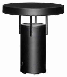 Hübsch HÜBSCH LED φορητή επιτραπέζια λάμπα BringMe Mini, μαύρο ματ, 20 cm, ρυθμιζόμενος, Μαύρο, Μέταλλο, σύγχρονο